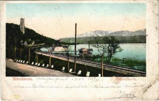 1902 Wörthersee, Schrotturm / floating watermill (boat mill) (EB)