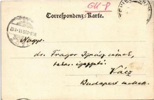 1903 Kaltenleutgeben, general view. Verlag R. Weber (tiny pinhole)