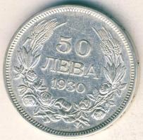 Bulgária 1930. 50L Ag T:2/3