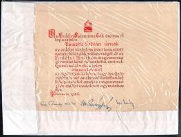 1936 Kolozsvár, Az Erdélyi Szépmíves Céh által ajándékozott díszoklevél, nyomtatott aláírásokkal, 33x25 cm