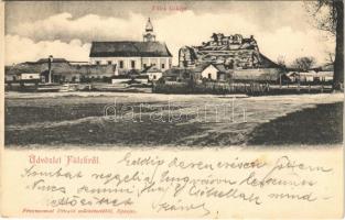 1904 Fülek, Filakovo; vár, templom. Divald / castle, church