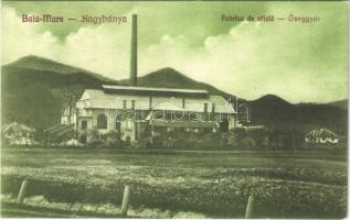Nagybánya, Baia Mare; üveggyár / fabrica de sticla / glass factory 1940 Nagybánya visszatért! So. Stpl