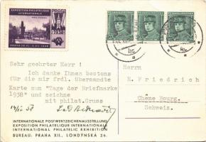 1938 Praga, Mezinárodni vystava postovních známek v Práze / International Exhibition of Postage Stam...