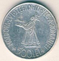 Románia 1941. 500L Ag "Besszarábia" T:2/3 k. ph.