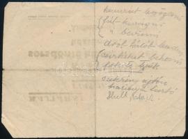 cca 1941-44 Bajtárs! Fiatal magyar! Nemzeti létünk sorsdöntő küzdelmében köztünk a helyed! Antibolse...