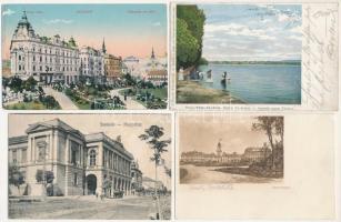 7 db RÉGI magyar városképes lap / 7 pre-1945 Hungarian town-view postcards