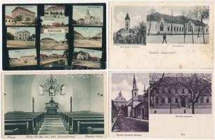 6 db RÉGI magyar városképes lap / 6 pre-1945 Hungarian town-view postcards