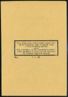 1945.I.7. A magyar hadsereg tisztjeihez és katonáihoz. Menjetek haza! II. világháborús szovjet röpla...