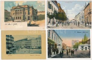 8 db RÉGI magyar városképes lap / 8 pre-1945 Hungarian town-view postcards