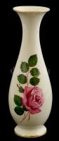 Bavaria rózsamintás váza, matricás, jelzett, apró kopásokkal, m: 19 cm