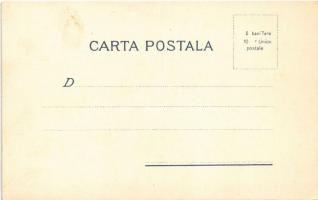 Romania / Romanian stamps and coat opf arms. Carte philatélique Ottmar Zieher No. 32. litho