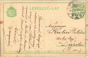 1913 Kézzel festett művészlap, hölgy / Hand-painted art postcard, lady s: Ifj. N.M. (EK)