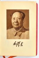 Idézetek Mao Ce-Tung elnöktől. Peking, 1968, Idegen Nyelvű Könyvek Kiadója. Kiadói műbőr borításban