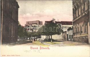 Sibenik, Sebenico; Varos / castle, street