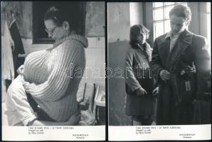 1982 Megáll az idő című, Gothár Péter rendezte film 7 db werkfotója, 18x13 cm és 13x17 cm közötti méretben.