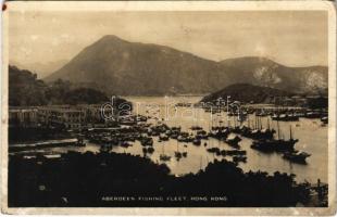 1934 Hong Kong, Hongkong; Aberdeen Fishing Fleet (EK)