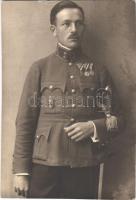 1923 Pécs, Drágói Szemes Vazul ezredes portréja / Portrait of a Hungarian (K.u.K.) colonel. photo