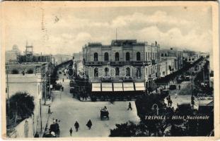 1933 Tripoli, Hotel Nazionale / hotel, automobiles (EK)