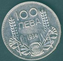 Bulgária 1934. 100L Ag T:2/3