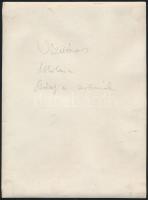 cca 1930 A vízivárosi (Bp., I. ker) Iskola utca részlete, (Iskola utca 2., Iskola utca/Szalag utca s...