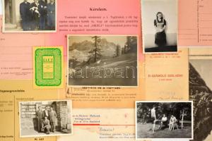 cca 1930-1960 Vegyes nyomtatvány tétel, közte szórólapok, megrendelőlap, gyorsírási tankönyek, stb. ...