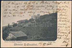 Óvári Ferenc (1858-1938) ügyvéd, a Balatoni Szövetség alapítója fényképe, 17x23 cm + 1906 Autográf k...