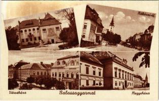 Balassagyarmat, Városháza, Rákóczi út, Megyeháza (felületi sérülés / surface damage)