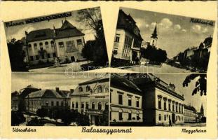 Balassagyarmat, Városháza, Rákóczi út, Megyeháza, Múzeum (ázott / wet damage)