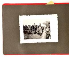 1940 Az erdélyi bevonulásról készített fotó album 44 db kép festett egészvászon albumban, közte a Ká...