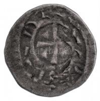 1095-1116. Denár Ag "Kálmán, hátlapon veretkettőződés" (0,48g) T:1- patina
Hungary 1095-1...