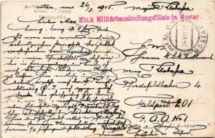 1915 Guslar / Geigenspieler. Gruß aus Bosnien und Hercegovina / Bosnian folklore, Gusle player + &qu...