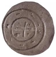 1116-1131. Denár Ag "II. István" (0,23g) T:1- / Hungary 1116-1131. Denar Ag "Stephen ...