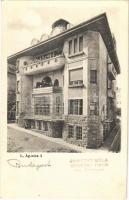 1913 Budapest I. Krisztinaváros, Ág utca 3. szám alatti villa. Bíró Pál