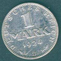 Német Birodalom/Weimari Köztársaság 1924J 1M Ag T:3/3+