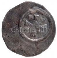 1141-1162. Denár Ag "II. Géza" (0,18g) T:1- patina / Hungary 1141-1162. Denar Ag "Gez...