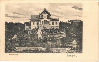 Budapest II. Szemlőhegy, Rózsadomb, villa