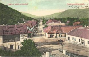 1909 Garamszentbenedek, Hronsky Benadik, Sankt Benedikt; látkép a templom bástyáról / general view from the church