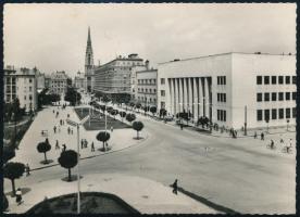 1960 Olimpiai Labdarúgó Válogatott által haza küldött képeslap Újvidékről, a Vojvodina - Olimpiai vá...