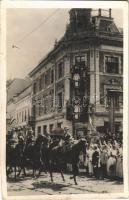 1940 Nagyvárad, Oradea; bevonulás / entry of the Hungarian troops + "1940 Nagyvárad visszatért" So. Stpl (fl)