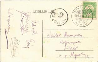 1908 Murány, Murányalja, Murán; Római katolikus templom, iskola, vendéglő / church and school, resta...