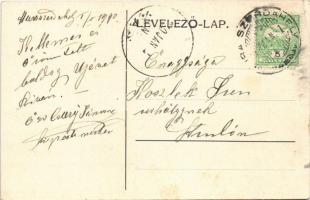 1910 Muraszerdahely, Mursko Sredisce; Mura híd, Fő utca, templom / Mur river, bridge, street,church....