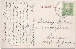 1912 Tátra, Vysoké Tatry; Téli élet a Magas Tátrában, Toboggan sport, irányítható szánkó / Winter-Sp...