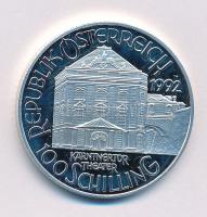 Ausztria 1992. 100Sch Ag "Otto Nicolai"  eredeti "Münze Österreich" műanyag dísz...