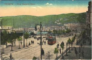 Trieste, Riva Nazzario Sauro / port, tram