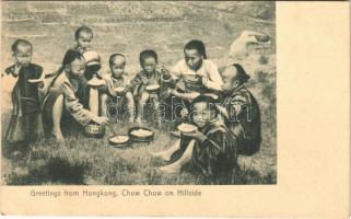 Hongkong, Chow Chow on Hillside, Chinese folklore