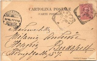 1899 (Vorläufer) 1a Esposizione Internazionale Di Cartoline Postali Illustrate. Della Cittá di Venez...