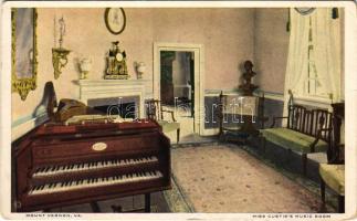 Mount Vernon (Virginia), Miss Custis's music room