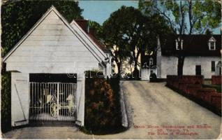 1916 Mount Vernon (Virginia), Coach House, Smokehouse and Kitchen, the home of Washington (EB)