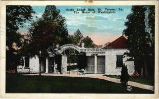 1925 Mount Vernon (Virginia), North Lodge Gate, the home of Washington (EK)