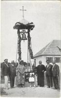 1931 Balatonudvari, Keresztény Ifjak Egyesületének Antal-nyaralótelepén augusztus 2-án felszentelt Páduai Szent Antal harang (EK)